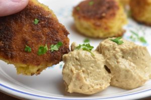 Mozzarella kartofler - kartoffelfrikadeller