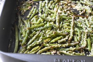 DSC_1917 • nogetiovnen.dk Bønnefritter med sesam - grønne bønner i ovn