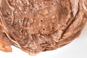Chokolade pandekager med kakaomælk
