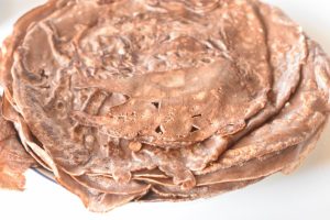 Chokolade pandekager med kakaomælk
