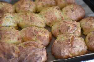 Koldhævede gulerodsbrud – boller med gulerod