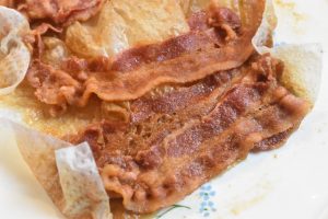 Bacon i mikroovn - stegt bacon på 2 minutter