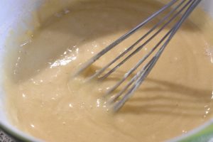 Blåbærkage med makroner - nem makronkage