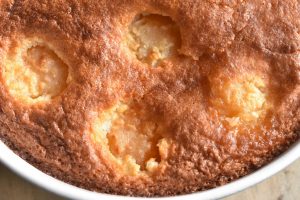 Ferskenkage med kokos nem kage med fersken