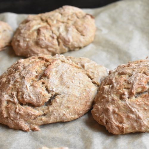 Koldhævede æbleboller - grove. Nem opskrift