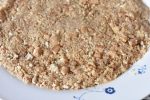 Karameltærte med chokolade og valnødder