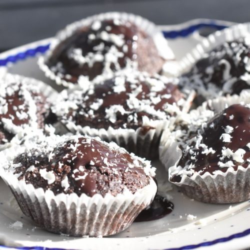 Chokolademuffins med kakaomælk - uden æg