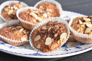 Havremuffins med æble og kanel - nem opskrift
