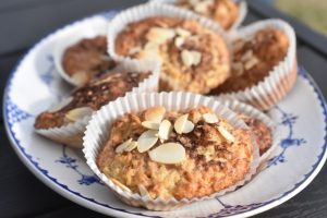 Havremuffins med æble og kanel - nem opskrift