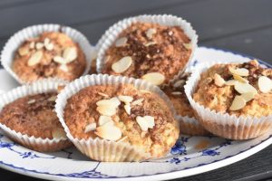 Havremuffins med æble og kanel - nem opskrift