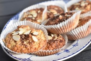 Havremuffins med æble og kanel - nem opskrift