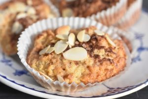 Havremuffins med æble og kanel - nem opskrift