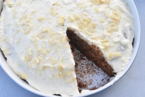 Squashkage med ostecreme - lækker opskrift 