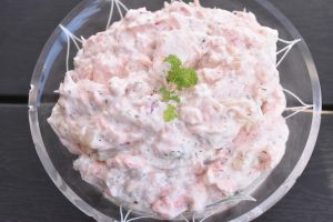 Laksemousse med varmrøget laks - nem