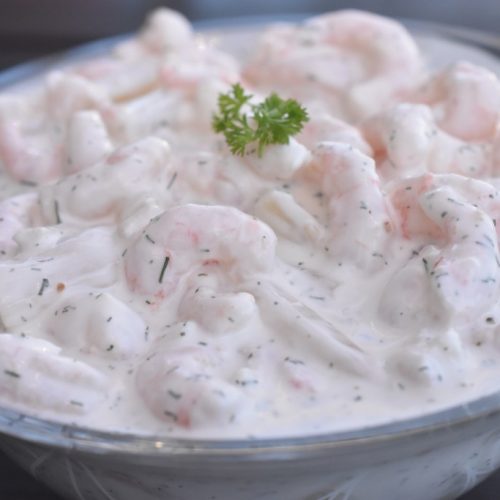 Rejesalat nem opskrift med asparges og dild