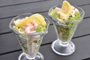 Rejecocktail med dressing - nem klassisk forret
