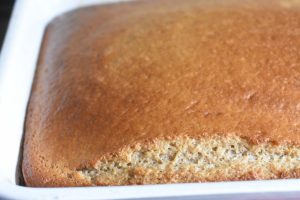 Kanelkage med karamelglasur - nem god kage