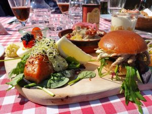 På tur til Restaurant Madam Blå i Fjellerup