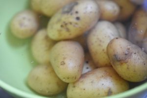 Gulerødder og kartofler i airfryer ell. actifry