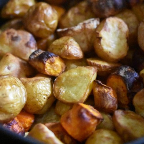 Gulerødder og kartofler i airfryer ell. actifry