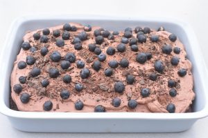 Svampet chokoladekage med chokoladecreme