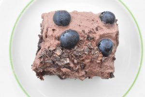 Svampet chokoladekage med chokoladecreme