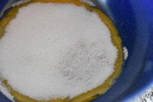 Lagkage med rabarber flødeskum og kokos