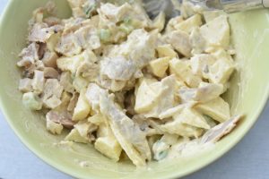 DSC_0144 • nogetiovnen.dk Kyllingesalat - nem opskrift med karry og æble