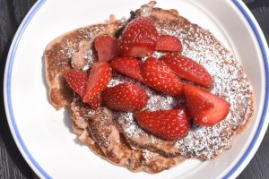 Jordbær pandekager - nem lækker opskrift