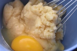 Walesstang med creme - nem vandbakkelse