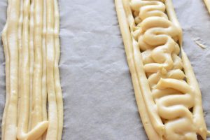 Walesstang med creme - nem vandbakkelse