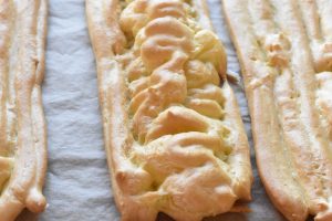 Walesstang med creme - nem vandbakkelse