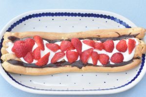 Walesstang med creme - nem vandbakkelse