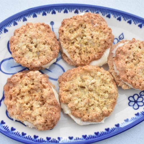 Havregrynskager med smørcreme nem opskrift