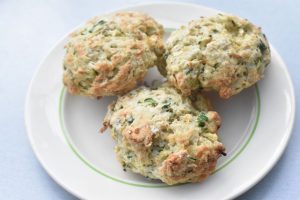 Scones med squash og ost - grønne scones
