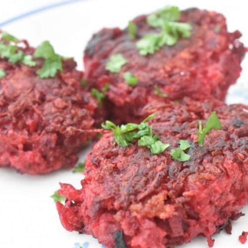 Rødbedebøffer - vegetarbøffer med rødbeder
