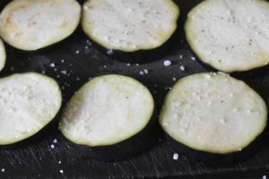 Stegt aubergine med rasp - paneret aubergine