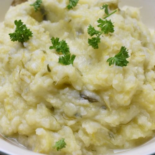 Grøntsagsmos - kartoffelmos med grøntsager