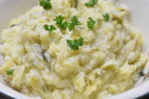 Grøntsagsmos - kartoffelmos med grøntsager