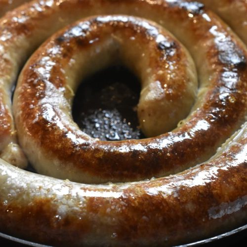 Medister - saftig pande stegt medisterpølse