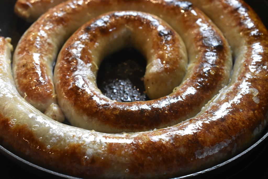 Medister - saftig pande stegt medisterpølse