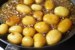 Brunede kartofler med sirup - nem opskrift