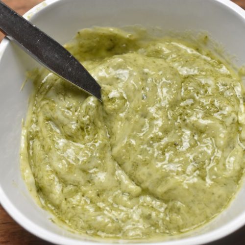 Pesto mayo dip - lækker pesto mayonnaise