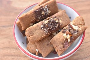 Nemme småkager med brunet smør & chokolade