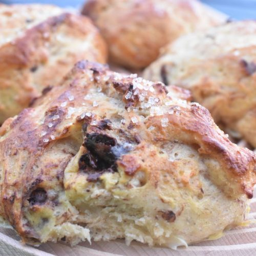 Julebrud med marcipan, mandler & chokolade