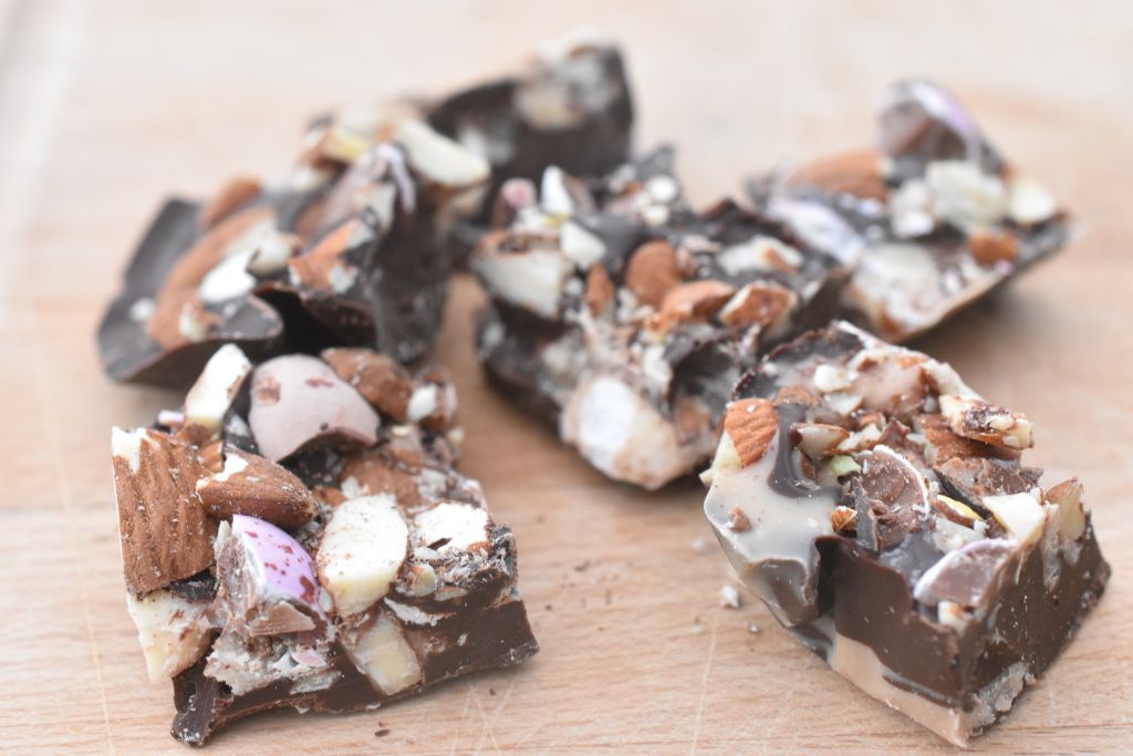 Rocky road - nem opskrift på chokoladebrud