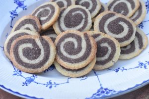 Spiral småkager - opskrift på rouladesmåkager