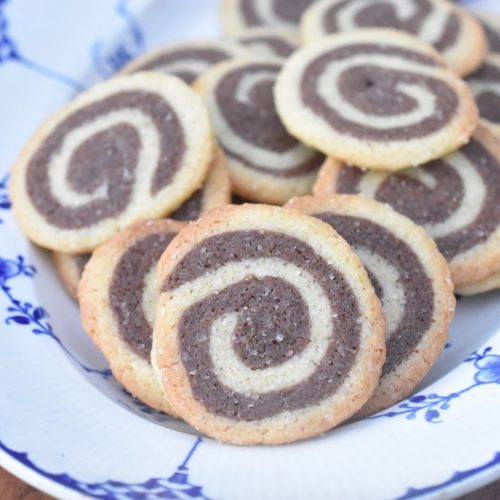 Spiral småkager - opskrift på rouladesmåkager