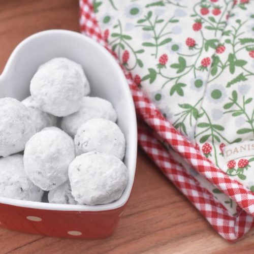 Snebolde med marcipan og chokolade - opskrift