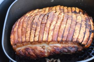 DSC_0527 • nogetiovnen.dk Flæskesteg i airfryer med sprøde svær - nem